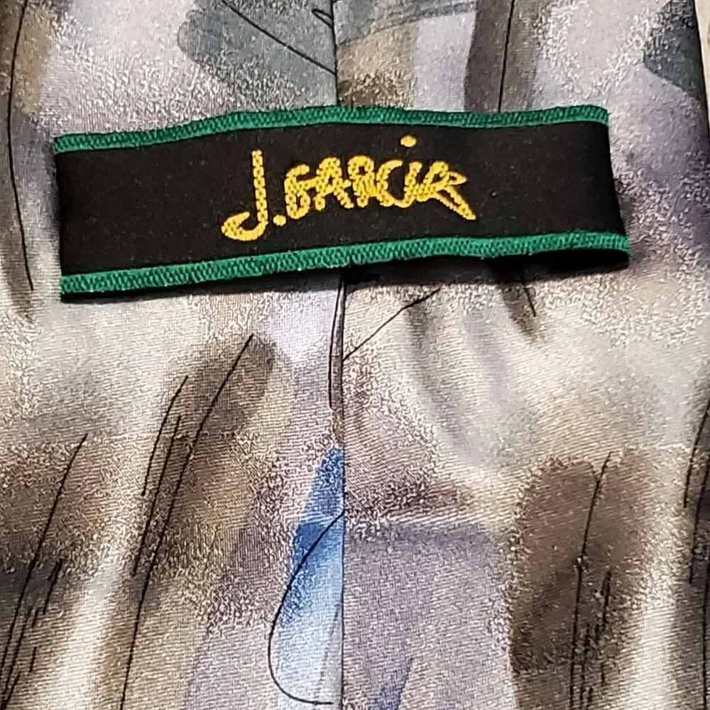 Jerry Garcia Tie 100% Silk Men’s Collection 25 Landscape With Eye 58